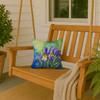 Tennessee Iris in Watercolor Throw Pillow 14" x 14" DAC1707 product image at NuMercy 3