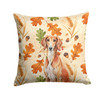 Red Saluki Heirloom Fall Throw Pillow 14" x 14" product image at NuMercy