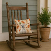 White Boxer Heirloom Fall Throw Pillow 14" x 14" product image at NuMercy 4