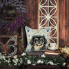 Black and Tan Pekingese Coastal Sea Glass Throw Pillow 14" x 14" product image at NuMercy 7