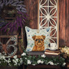 Belge Brussels Griffon Coastal Sea Glass Throw Pillow 14" x 14" product image at NuMercy 7