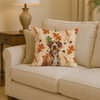Wirehaired Pointing Griffon Heirloom Fall Throw Pillow 14" x 14" product image at NuMercy 2