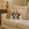 Brindle Shih Tzu Heirloom Fall Throw Pillow 14" x 14" product image at NuMercy 2