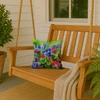 Illinois Violet in Watercolor Throw Pillow 14" x 14" DAC1648 product image at NuMercy 3