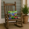 Illinois Violet in Watercolor Throw Pillow 14" x 14" DAC1648 product image at NuMercy 4