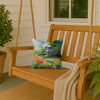 Massachusetts Mayflowers in Watercolor Throw Pillow 14" x 14" DAC1669 product image at NuMercy 3