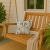 Borzoi Coastal Sea Glass Throw Pillow 14" x 14" product image at NuMercy 3