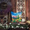Arizona Saguaro Cactus Blossom in Watercolor Throw Pillow 14" x 14" DAC1626 product image at NuMercy 5