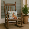Red Greyhound Coastal Sea Glass Throw Pillow 14" x 14" product image at NuMercy 4