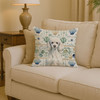 Standard White Poodle Coastal Sea Glass Throw Pillow 14" x 14" product image at NuMercy 2