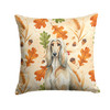 Afghan Hound Heirloom Fall Throw Pillow 14" x 14" product image at NuMercy