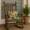 Utah Sego Lilies in Watercolor Throw Pillow 14" x 14" DAC1710 product image at NuMercy 4