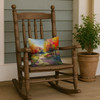North Carolina Dogwoods in Watercolor Throw Pillow 14" x 14" DAC1694 product image at NuMercy 4