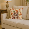 Ruby Cavalier Spaniel Heirloom Fall Throw Pillow 14" x 14" product image at NuMercy 2