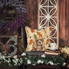 Ruby Cavalier Spaniel Heirloom Fall Throw Pillow 14" x 14" product image at NuMercy 7
