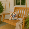 Blue Merle Cardigan Welsh Corgi Heirloom Fall Throw Pillow 14" x 14" product image at NuMercy 3