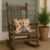 Gray Irish Wolfhound Heirloom Fall Throw Pillow 14" x 14" product image at NuMercy 4