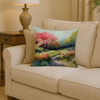 North Carolina Dogwoods in Watercolor Throw Pillow 14" x 14" DAC1693 product image at NuMercy 2