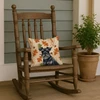 Black Miniature Schnauzer Heirloom Fall Throw Pillow 14" x 14" product image at NuMercy 4