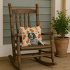 Bluetick Coonhound Heirloom Fall Throw Pillow 14" x 14" product image at NuMercy 4