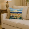 Nevada Sagebrush in Watercolor Throw Pillow 14" x 14" DAC1684 product image at NuMercy 2