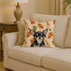Black and Tan Chihuahua Heirloom Fall Throw Pillow 14" x 14" product image at NuMercy 2