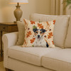 Parson Russell Terrier Heirloom Fall Throw Pillow 14" x 14" product image at NuMercy 2