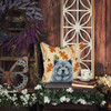 Blue Chow Chow Heirloom Fall Throw Pillow 14" x 14" product image at NuMercy 7