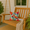 Wyoming Indian Paintbrush in Watercolor Throw Pillow 14" x 14" DAC1719 product image at NuMercy 3