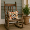 Black and Tan Yorkshire Terrier Heirloom Fall Throw Pillow 14" x 14" product image at NuMercy 4