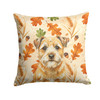 Wheaten Border Terrier Heirloom Fall Throw Pillow 14" x 14" product image at NuMercy