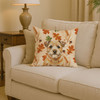 Wheaten Border Terrier Heirloom Fall Throw Pillow 14" x 14" product image at NuMercy 2