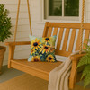 Maryland Black-Eyed Susans in Watercolor Throw Pillow 14" x 14" DAC1666 product image at NuMercy 3