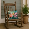 Indiana Peonies in Watercolor Throw Pillow 14" x 14" DAC1650 product image at NuMercy 4