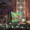 Connecticut Mountain Laurels in Watercolor Throw Pillow 14" x 14" DAC1634 product image at NuMercy 5