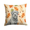 Gray Briard Heirloom Fall Throw Pillow 14" x 14" product image at NuMercy