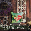 Georgia Cherokee Rose in Watercolor Throw Pillow 14" x 14" DAC1639 product image at NuMercy 5