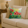 Missouri Hawthorns in Watercolor Throw Pillow 14" x 14" DAC1678 product image at NuMercy 2