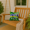 Illinois Violet in Watercolor Throw Pillow 14" x 14" DAC1647 product image at NuMercy 3