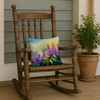 Idaho Syringa in Watercolor Throw Pillow 14" x 14" DAC1645 product image at NuMercy 4