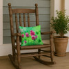 Vermont Red Clover in Watercolor Throw Pillow 14" x 14" product image at NuMercy 4