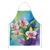 Orchids in Watercolor Cooking Kitchen Apron DAC1562 product image at NuMercy