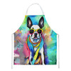 Boston Terrier Hippie Dawg Cooking Kitchen Apron DAC2469 product image at NuMercy