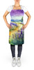 Lavender in Watercolor Cooking Kitchen Apron DAC1582 product image at NuMercy 2