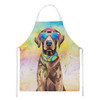 Chocolate Labrador Hippie Dawg Cooking Kitchen Apron DAC2527 product image at NuMercy