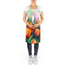 Tulips in Watercolor Cooking Kitchen Apron DAC1620 product image at NuMercy 5