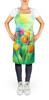 Tulips in Watercolor Cooking Kitchen Apron DAC1618 product image at NuMercy 2