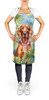 Redbone Coonhound Luau Cooking Kitchen Apron product image at NuMercy 2