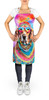 Weimaraner Hippie Dawg Cooking Kitchen Apron DAC2567 product image at NuMercy 2
