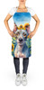 American Hairless Terrier in Sunflowers Cooking Kitchen Apron product image at NuMercy 2